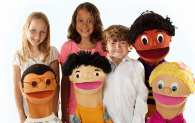 Puppets with children