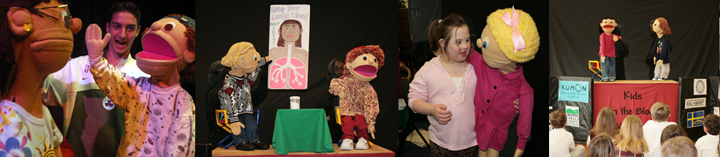 Puppets in Education performance pictures