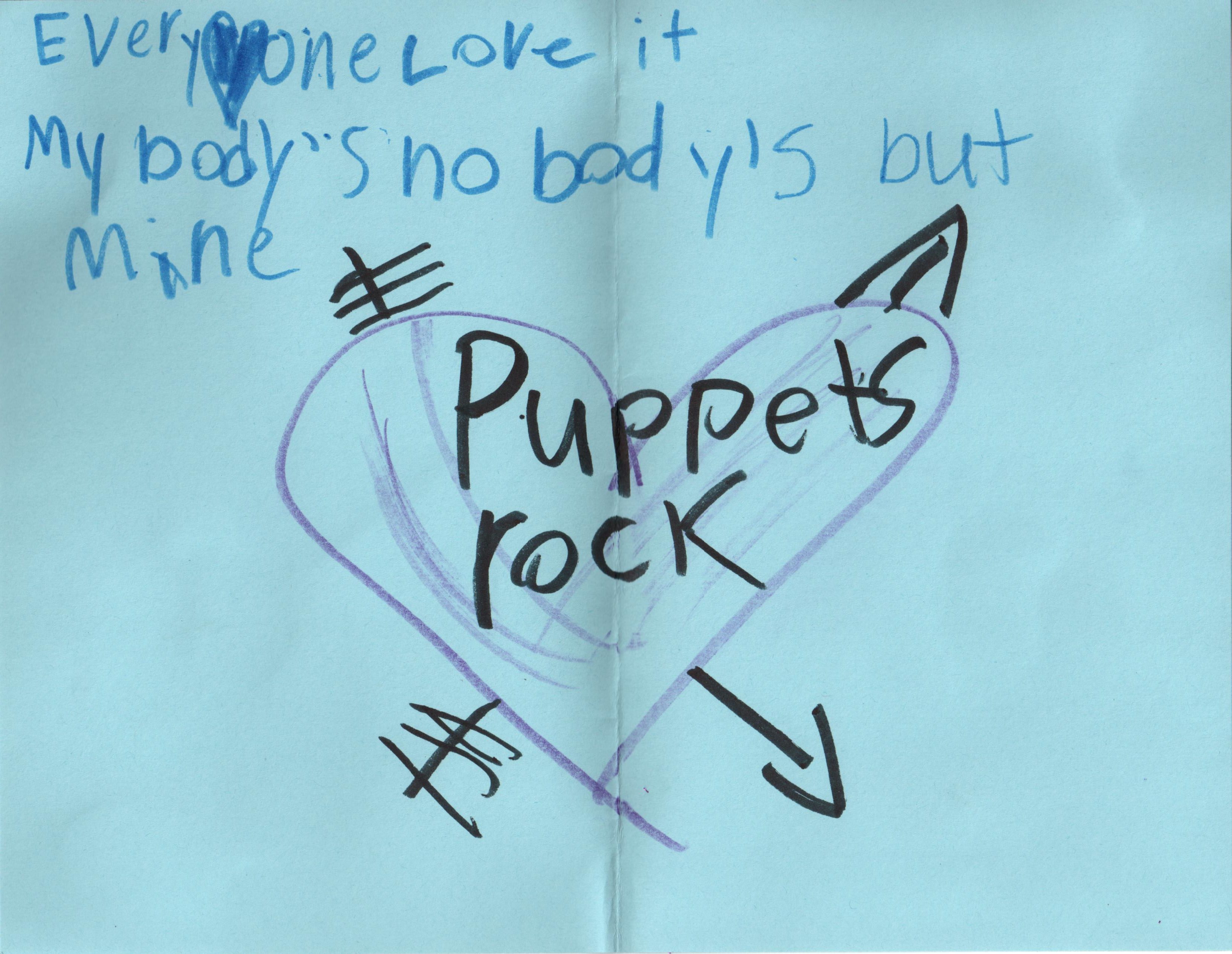 Kid Art Puppets Rock